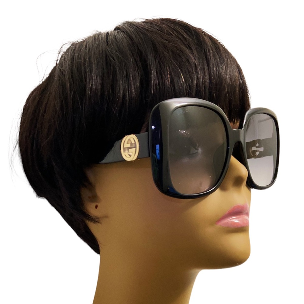 Gucci Accessories | Gucci 57mm Oversized Square Sunglasses | Color: Black | Size: 57-19-145