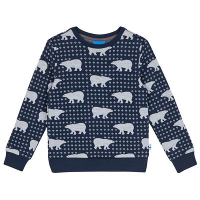 Finkid - Kid's Uniikki Nordik - Wollpullover Gr 100/110 blau Image