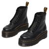 Schlupfboots DR. MARTENS "Sinclair", Damen, Gr. 41, schwarz, Leder, casual, Schuhe, Plateauboots, Chunky Boot mit modischem Reißverschluss