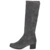 Stiefel CAPRICE "Caprice Stiefel Lederimitat", Damen, Gr. 38, grau (dunkelgrau), Lederimitat, casual, Schuhe