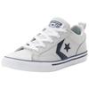 Sneaker CONVERSE "PRO BLAZE STRAP LEATHER", Gr. 36, barely grau, navy, weiß, Leder, sportlich, Schuhe