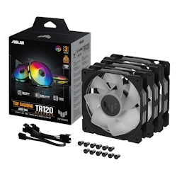 ASUS TUF Gaming TR120 ARGB Reverse Blade Black 3IN1 Gehäuselüfter 3er Pack Image
