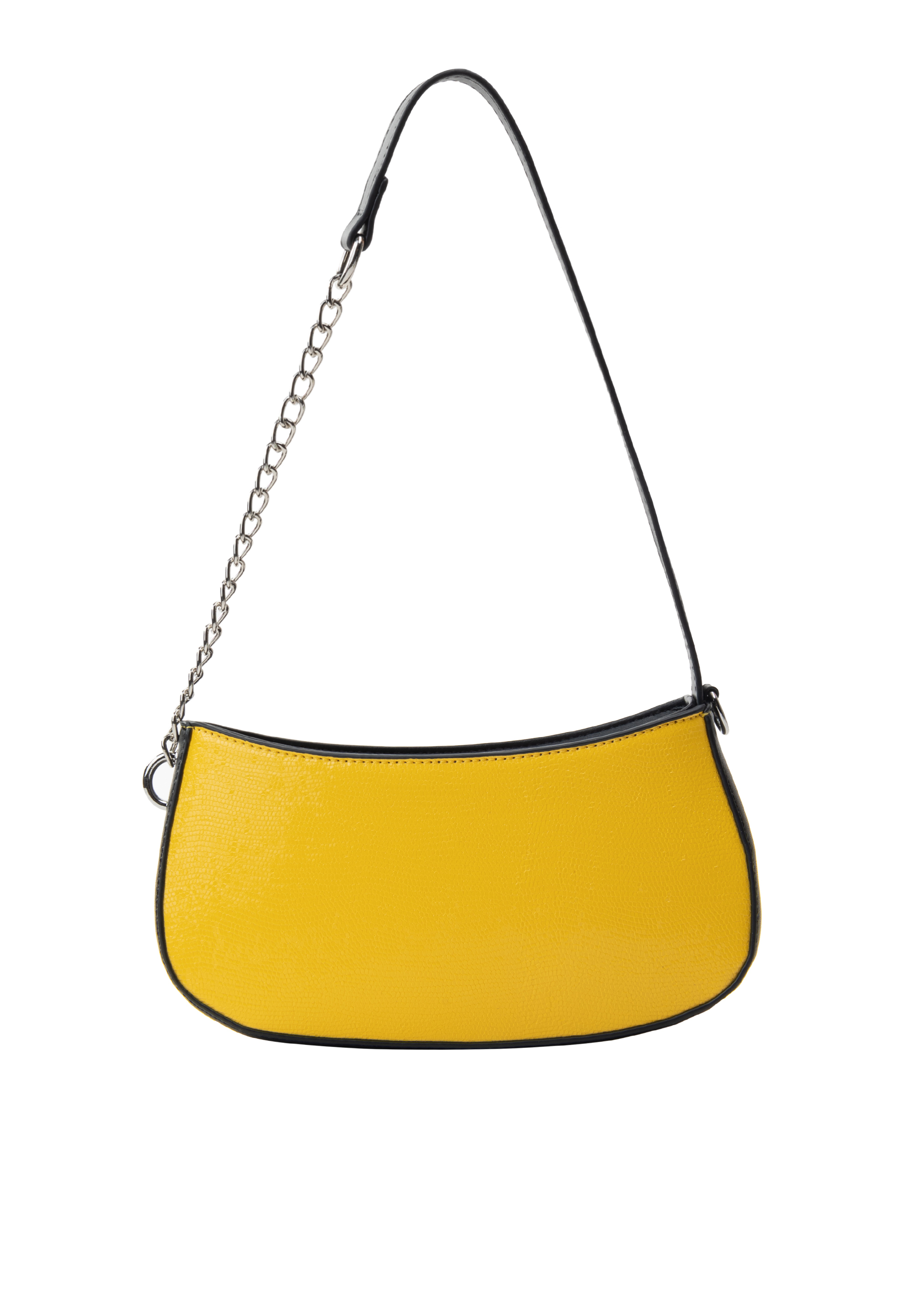 Mymo Schultertasche Damen gelb schwarz Image