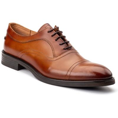 Base London Reversleder Herren Tan Oxford Schuhe Image