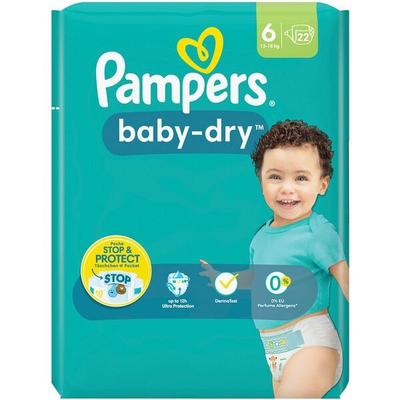 Pampers Windeln »baby-dry™« Gr.6 (13-18 kg) 22 Stück