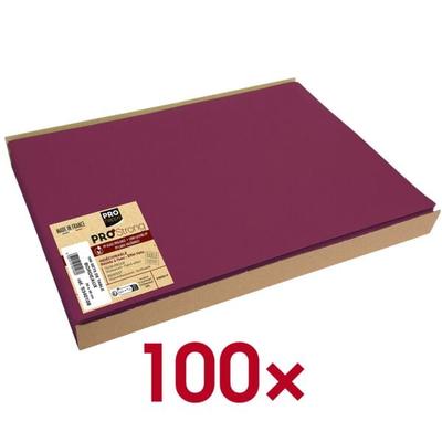 PROnappe Platzsets 100 Stück bordeaux, 40x30 cm