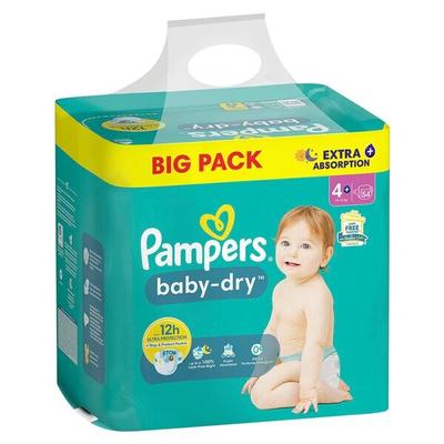 Pampers Windeln »baby-dry™ BIG PACK« Gr.4+ (10-15 kg) 54 Stück