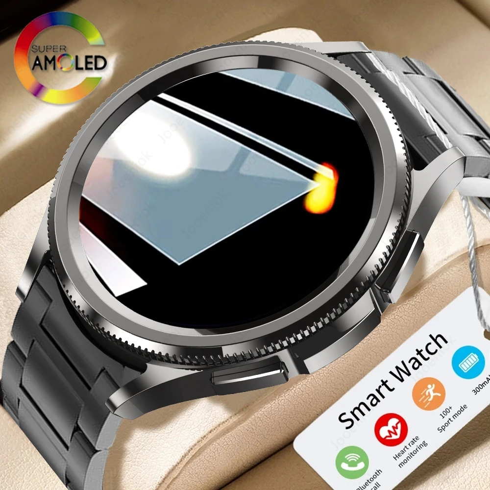 2025 Nuovo Smart Watch 6 Sport all'aria aperta da uomo 100+ modalità sportive IP68 Orologio impermeabile AMOELD Schermo HD Smartwatch Android IOS