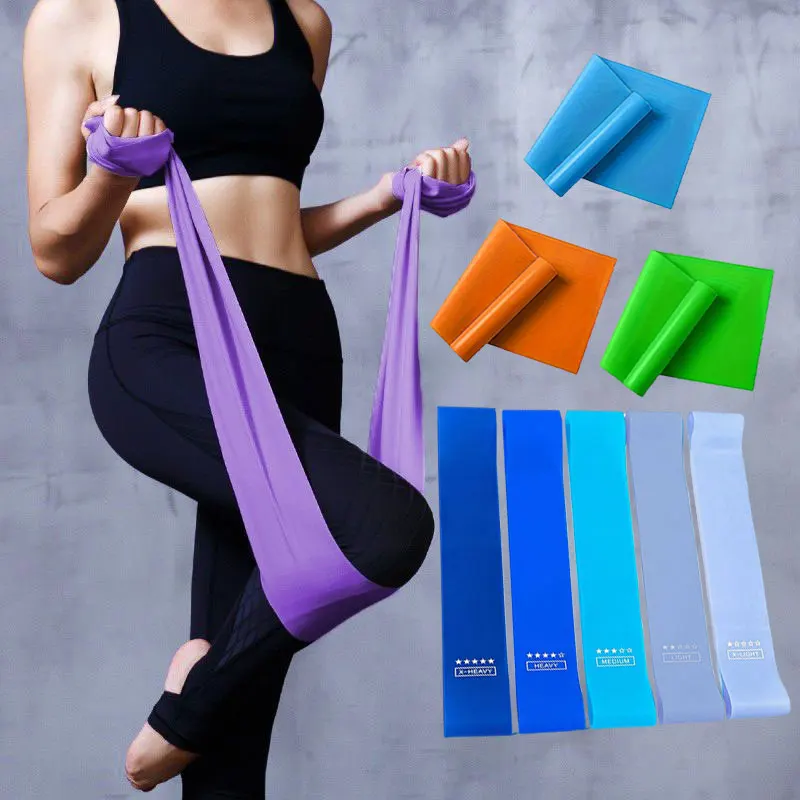 6 stücke/8 stücke Yoga Gürtel Fitness männer Kraft Training Rally Gürtel Sport Gürtel frauen Fitness Widerstand gürtel Set