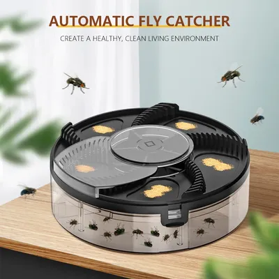 Pest Control Catcher Household Home Kitchen Automatic Pest Catcher USB Rechargeable Flytrap Quiet Removable Insect Pest Catcher