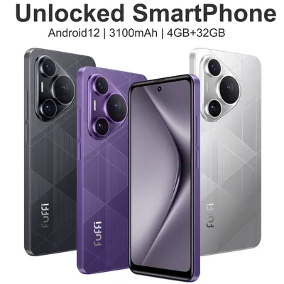FUFFI P80 Pro Smartphone Cellphone Android 12 6.56 inch Screen,4+32GB 5+13MP Mobile Phone 3100mAh For Google Play Store Phone