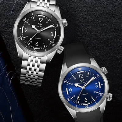 WM Watch Automatic Mechanical Watches Water Resistant Classic Casual Business Man Watch Welly Merck WM089M