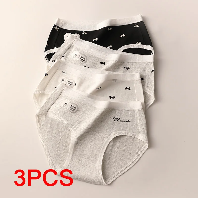 Slips Höschen Frauen Mode Damen Dessous Bogen Muster Unterwäsche Dame Dreieckige Höschen Set Pack Sexy Weibliche Baumwolle Japanisch Image