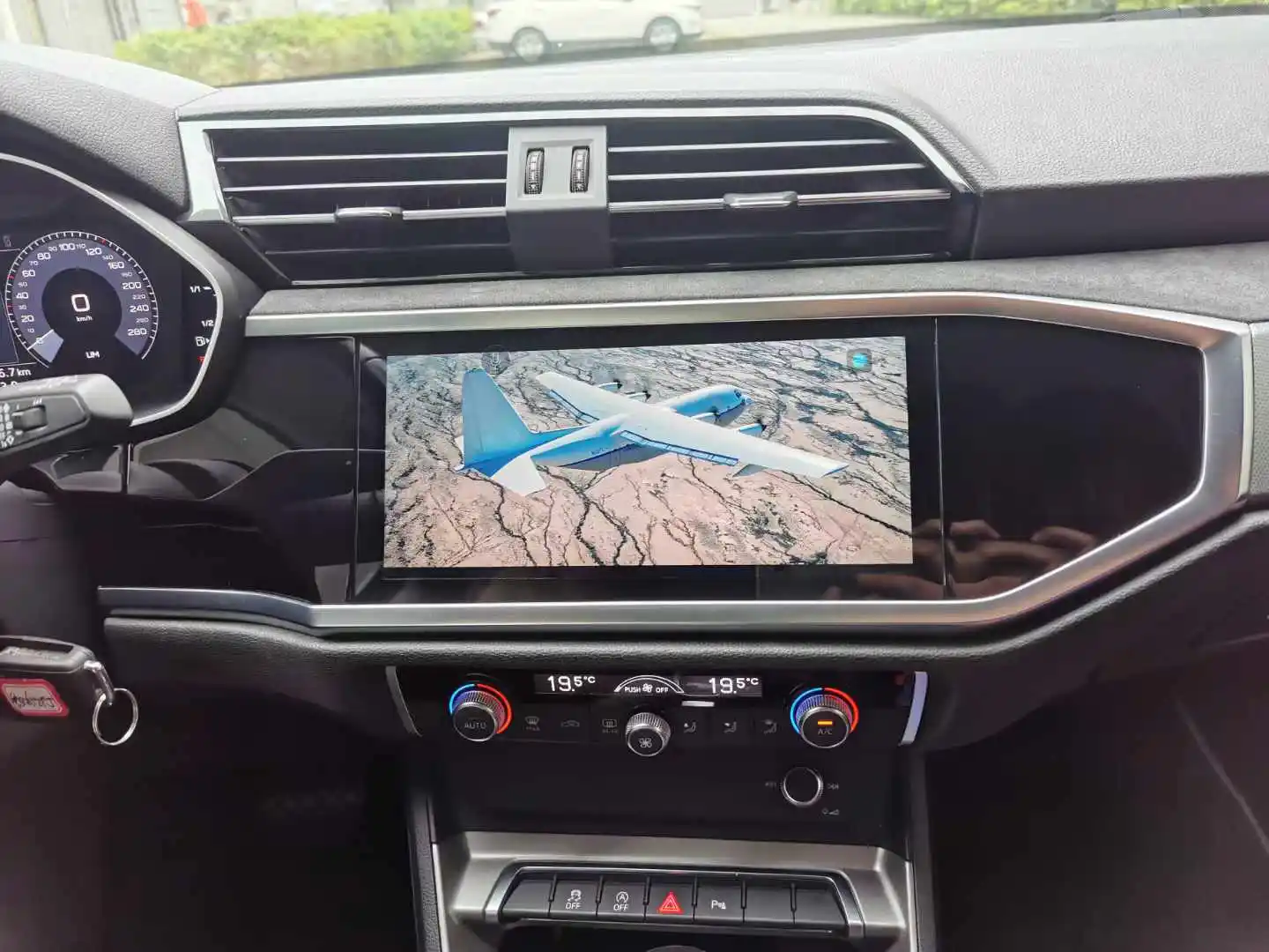 Android 13 Autoradio Multimedia Stereo Player Für Audi Q3 2019-2021 CarPlay GPS Navigation 10,1 Zoll Touchscreen kopf Einheit DSP Image