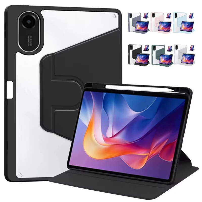 360 ° Rotation Smart Case Für Redmi Pad SE 11 2 11 Funda Rotation Abdeckung Xiaomi Mipad 6 5 11 7 7s PRO 11,2 12,5 6s 12,4 Max 12,1 Image