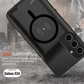 Per Samsung Galaxy S24 custodia per caricabatteria 7000mAh custodia protettiva wireless intelligente estesa ricaricabile portatile