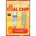 Nuovo adattatore per cuffie DAC da tipo C a 3,5 mm CX31993 MAX97220 Cavo amplificatore a doppio chip per PC Android Audio HiFi DSD 384kHz 32bit