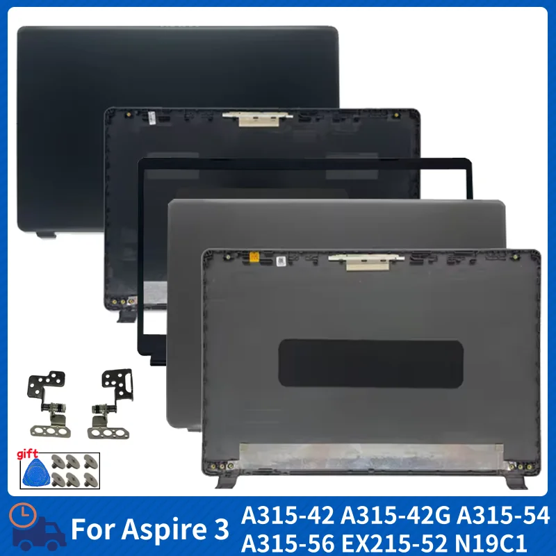Für Aspire 3 A315-42 N19C1 A315-42G A315-54 A315-56 EX215-52 Laptop LCD Back Cover/Front Lünette/scharnier Ersetzen Hinten Deckel Top Fall Image
