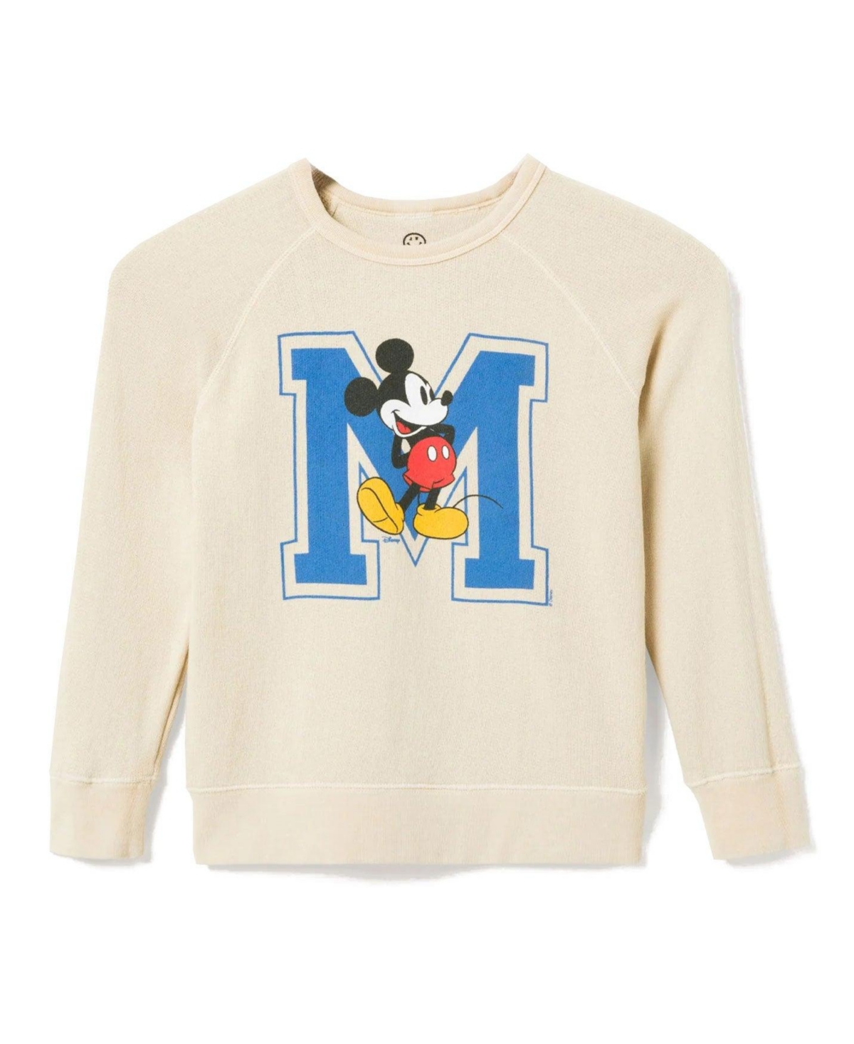 Junk Food Clothing Boys' Kids Mickey Big M Raglan Fleece Sweatshirt - Little Kid, Big Kid - Camel