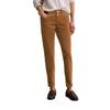 5-Pocket-Hose MARC O'POLO "aus Organic-Cotton-Modal-Stretch", Damen, Gr. 27, Länge 30, braun (warm braun), Obermaterial: 82% Baumwolle, 17% Modal, 1% Elasthan, unifarben, casual, lässig geschnitten knöchelfrei, Hosen