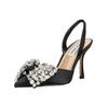 High-Heel-Pumps STEVE MADDEN "STEVE MADDEN Pumps Textil", Damen, Gr. 38, schwarz, Textil, elegant, Schuhe