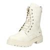 Schnürstiefelette MUSTANG SHOES "Mustang Shoes Stiefelette Lederimitat", Damen, Gr. 39, grau (ice), Lederimitat, casual, Schuhe