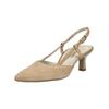 Pumps PAUL GREEN "Paul Green Pumps Leder", Damen, Gr. 40, braun (hellbraun), Leder, casual, Schuhe