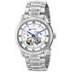 Bulova Men's Designer Automatic Self Winding Watch Stainless Steel Bracelet - White Dial Blue Hands 96A118