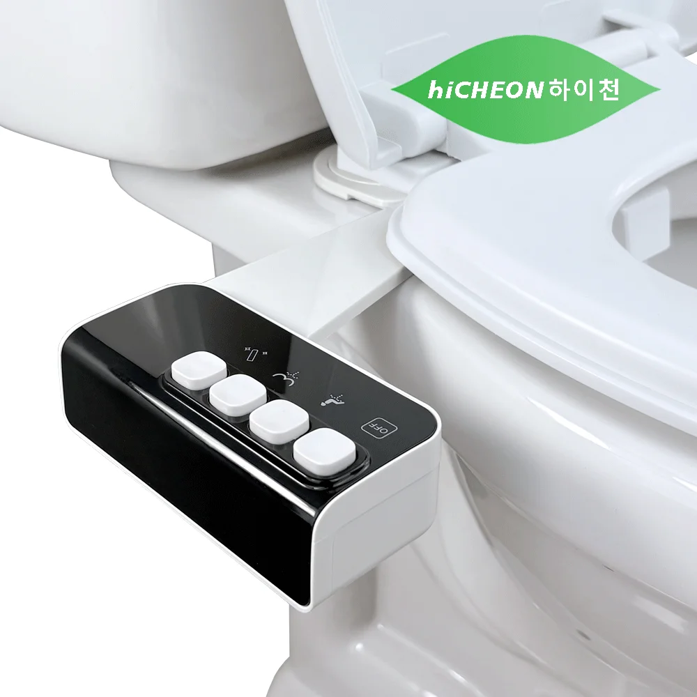 Hicheon Nicht elektrisches Bidet, abnehmbarer Bidet-Aufsatz, Bidet-Toilettensitz, Bidet-Sprühgerät zum Po-Waschen, feminines Waschen, einfach in