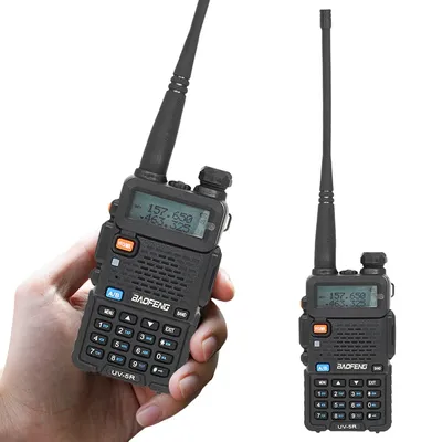 UV-5R Handheld Walkie Talkie 136-174MHz & 400-520MHz 5W Long Range Ham Radios Handheld UHF/VHF Radio