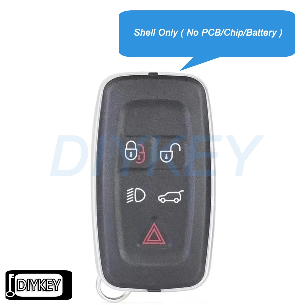 5-Tasten-Gehäuse, intelligente Fernbedienung, Auto-Schlüsselanhänger-Shell-Abdeckung, Ersatz für Land Rover Range Rover Sport LR4 2010 2011 2012 KOBJTF10A Image