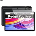 2 pezzi HD protezione schermo antigraffio in vetro temperato per Xiaomi Redmi Pad Pro 2024 pellicola per tablet senza bolle da 12,1 pollici