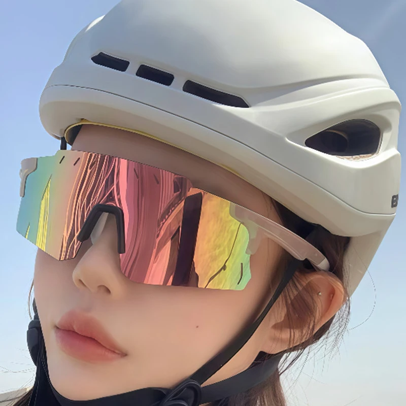 2025 neue Outdoor-Sport Mode Trend Sonnenbrille Radfahren Sonnenbrille Ultraleichte Schutzbrille XSY 9966 Image