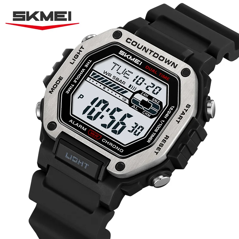 SKMEI Sveglia Sport Orologi da polso digitali per uomo Donna Impermeabile Data Orologi elettronici Crono Orologio militare Reloj Hombre