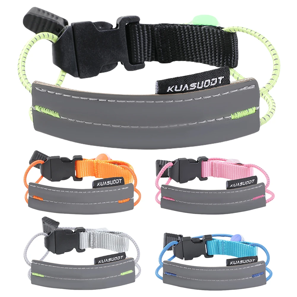 Reflektierende Hosenbeingurte, hohe Sichtbarkeit, Fahrrad-Hosenbänder, Radfahren, Sicherheitsbänder für nächtliches Gehen, Radfahren, Laufen Image