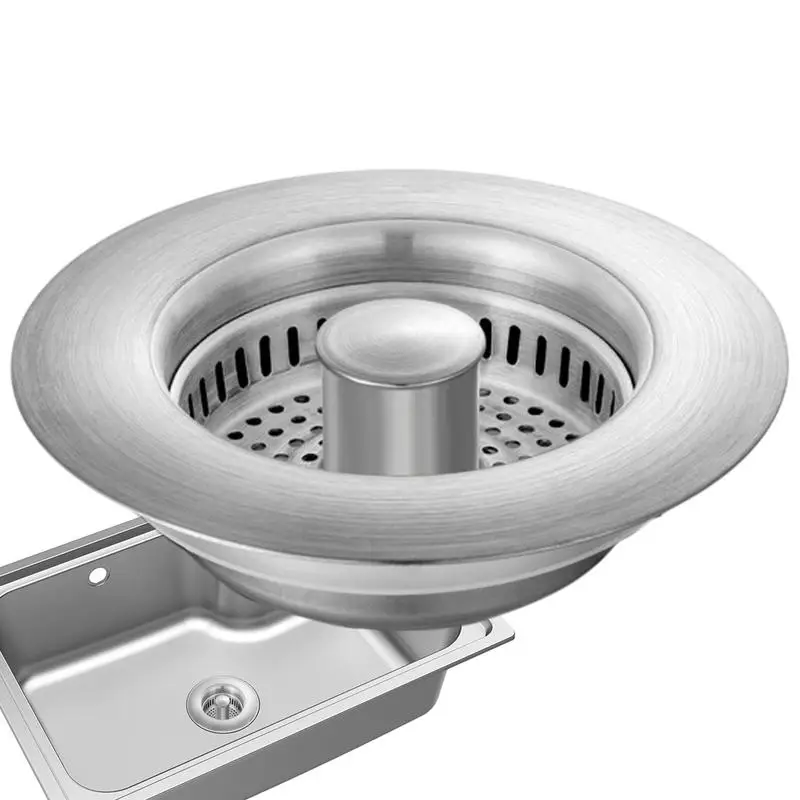 Waschbecken Sieb Edelstahl Pop Up Küche Waschbecken Stopper Schnelle Entwässerung Waschbecken Stecker Anti-Verstopfung Waschbecken Lebensmittel Catcher Korb werkzeug