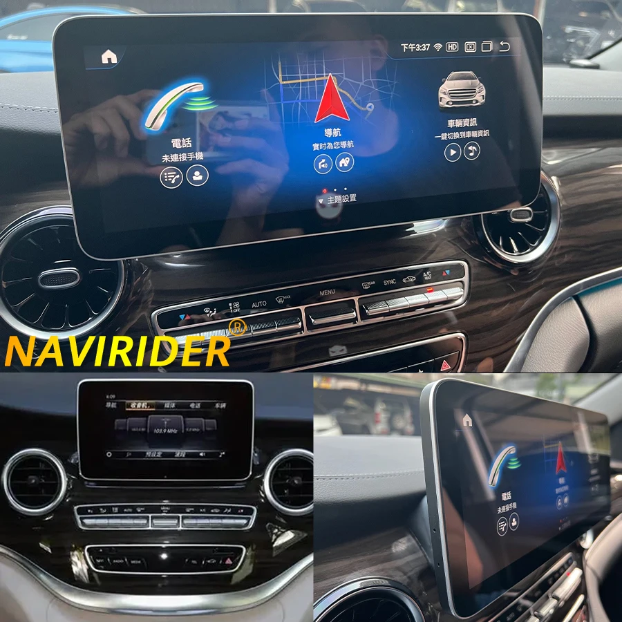 Snapdragon Für Mercedes Benz V-Klasse W447 V260 V250 V220 CarPlay Bildschirm Android GPS Navigation Auto Radio multimedia Video Player Image