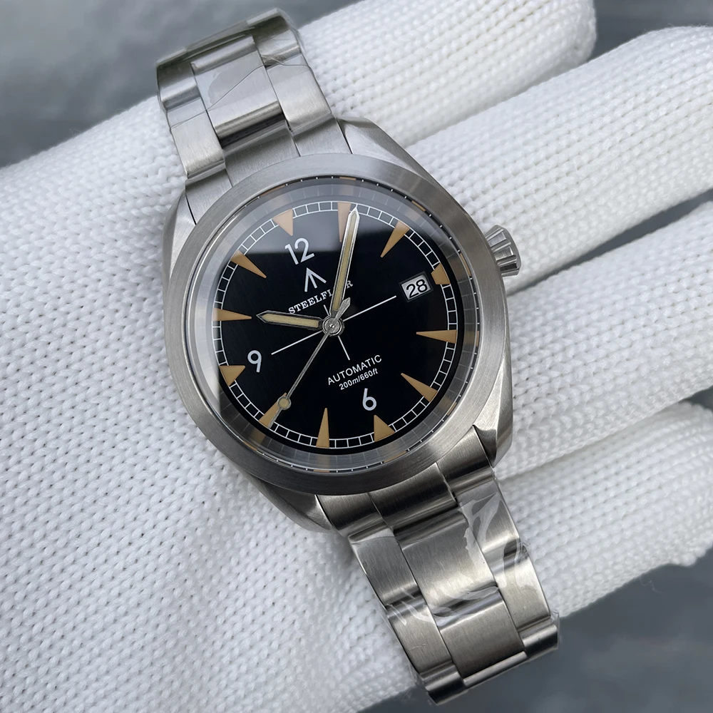 STEELFLIER Offizielle SF751 Mode Mechanische Armbanduhr NH35 Uhrwerk Super C3 Leuchtende 200M Wasserdichte Luxus 316L Taucheruhren Image