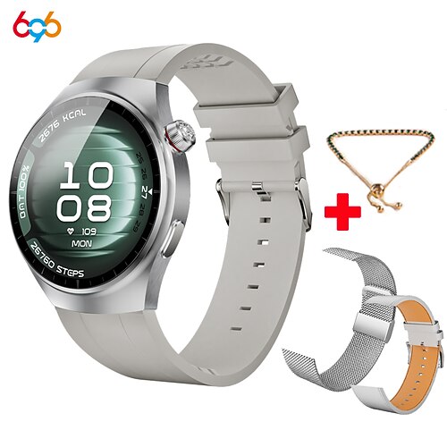 SK7MINI Smartwatch 1.27 Zoll Smartwatch Fitnessuhr Bluetooth Schrittzähler Anruferinnerung Aktivitäts-Tracker Kompatibel mit Android iOS Damen Herren Langer Standby Wasserdicht Mediensteuerung IP68 Image