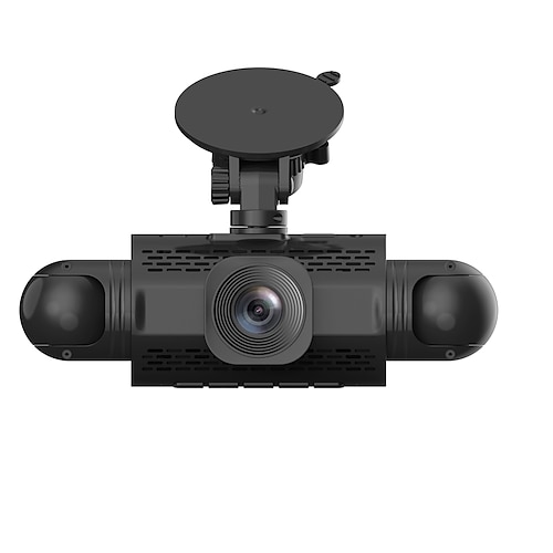 4-Kanal-Dashcam vorne hinten links rechts 360°-Schwenkkamera Rückfahrkamera Sicherheits-Dashcam Loop-Aufnahme Nachtversion Schwerkraftsensor 3-Zoll-Display Image