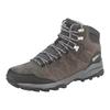 Wanderschuh JACK WOLFSKIN "MTN GOAT MID M", Gr. 47, schwarz (schwarz, grau), Leder, sportlich, Schuhe