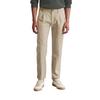 Chinohose MARC O'POLO "aus Bio-Baumwoll-Mix", Herren, Gr. 32, Länge 32, multi, nordic beige, Obermaterial: 99% Baumwolle, 1% Elasthan, gemustert, elegant, figurbetont normal, Hosen