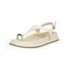 Zehentrenner DOLCE VITA "Dolce Vita Sandalen Leder", Damen, Gr. 38, weiß, Leder, casual, Schuhe