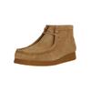 Schnürschuh CLARKS "Wallabee", Herren, Gr. 43, beige, casual, Schuhe, mit hochwertigem Wildleder-Finish