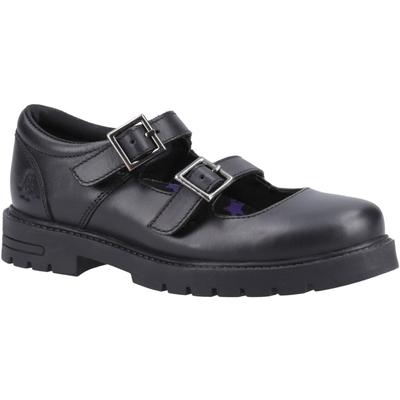 Hush Puppies Ella Junior Mädchenschuhe Aus Schwarzem Leder Image