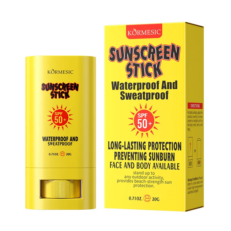 SPF50++Leichter und klarer Sonnenschutzstift, erfrischend, wasserdicht und Sonnenschutz ohne Fett Image