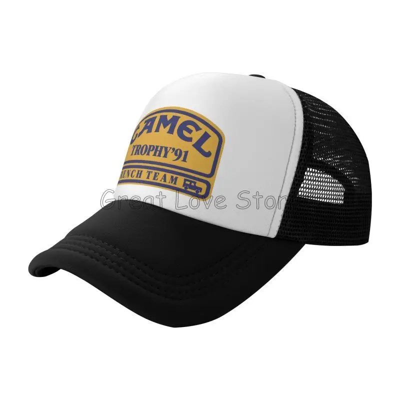 Camel Trophy 91 Berretto da baseball con stampa Visiere parasole unisex Cappello Cappelli estivi Hip Hop per uomo Donna Cappellini snapback in rete traspirante per esterni