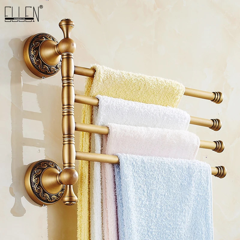 Accessoires de salle de bain porte-serviettes Antique Bronze mobile porte-serviettes de bain matériel de salle de bain 8024DH-4