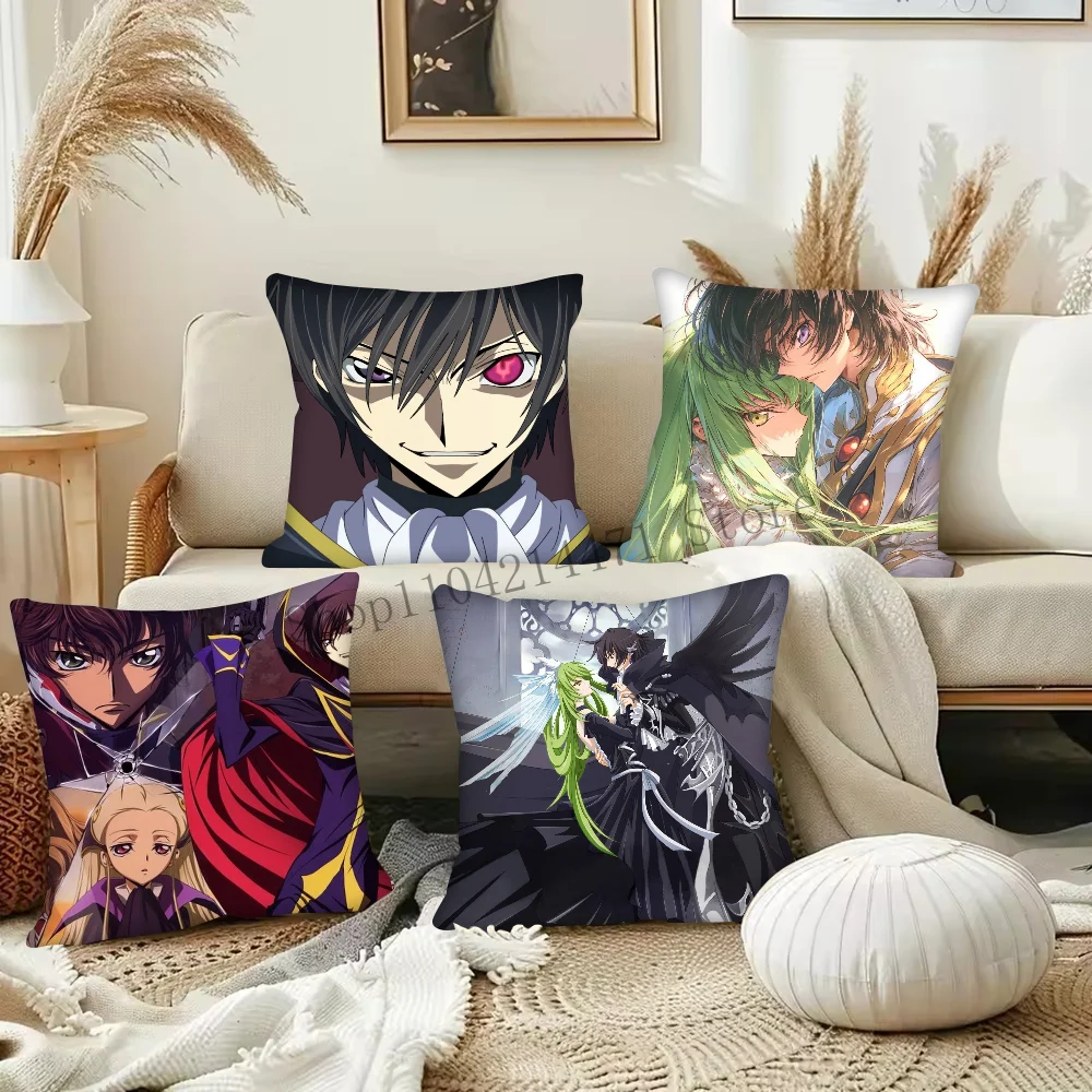 1pc Code Geass Lelouch Kissen Fall Platz Schlafzimmer Sofa Freizeit Komfort Kissen Auto Wohnzimmer Hause Dekoration Image