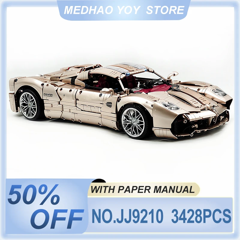 JIESTAR MOC Limited Edition HyperCar 1:8 Modell Technische Bausteine Ziegel Puzzle DIY Spielzeug Geburtstag Für Kinder Image